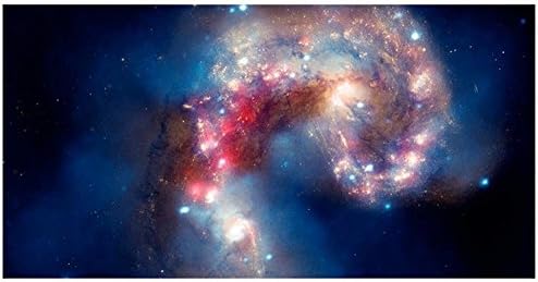 ALONLINE ART - Telescópio Hubble NASA por Space Galaxy | Imagem emoldurada preta impressa em tela