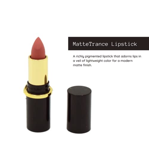 Mini Divine Rose Lip Trios Gift Set :: Mattetrance Lipstick, Lust: Gloss Lip, Lápis de Lip Ultra Lip - Lápis Longo Rosy Longa, 0,05 oz