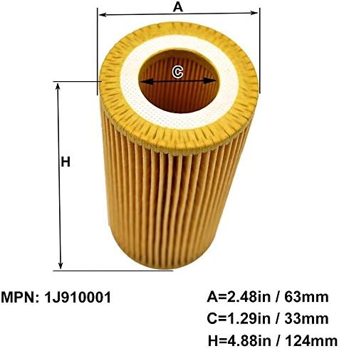 Mountain Men Filter Element 10pcs filtros de óleo 06d115562 para Audi A4 B7 2004 2005 2006 2007 2008 2009 VW Scirocco 2009-2013 2014 2015 2017 2.0L