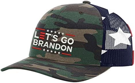 Trenz Shirt Company Let's Go Brandon FJB Menses Mesh Backer Hat Hat Baseball Cap