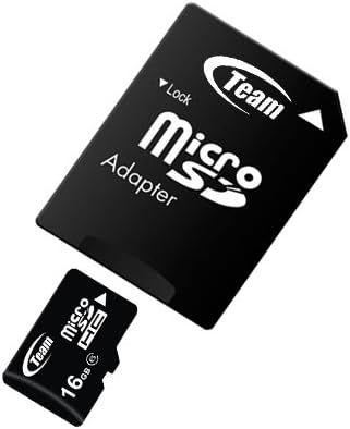 16GB Turbo Speed ​​Class 6 Card de memória microSDHC para Motorola Stature I9 V8 V9. O cartão de