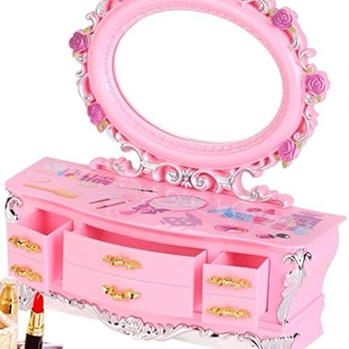 Caixa de jóias de joalheria de caixa rosa Ylyajy