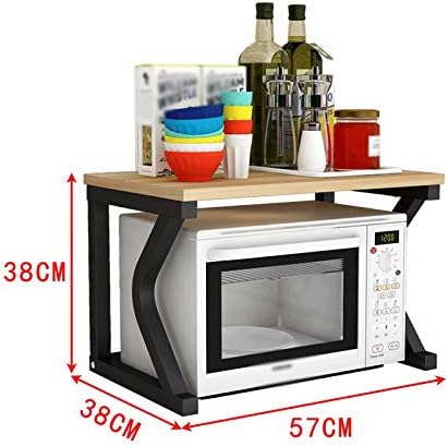 XJJZS Home Microondas forno de forno de rack de cozinha organizador