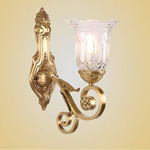Luzes de parede JF-Xuan, luxo de luxo de luxo de luxo de cobre Arte Cristal Lâmpada Luzes de Balconia