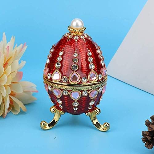 Alremo Huangxing - Decorações de casa Decoração de casa, caixa de joias pequenas, organizador de jóias para pingentes de pingentes