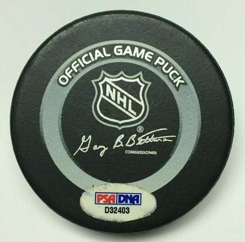 Jeremy Roenick assinou Los Angeles Kings Hockey Puck PSA D32403 - Pucks de NHL autografados
