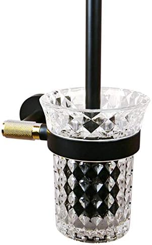 Escova de vaso sanitário tocador de vaso sanitário fosco conjunto de suporte de vidro copo de vidro limpeza de limpeza de limpeza de limpeza não perfurada escova de limpeza do vaso sanitário