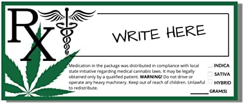Etiquetas Médicas Róticas do ATL Direct, 448 adesivos médicos por rótulos de dispensário de embalagem, etiquetas