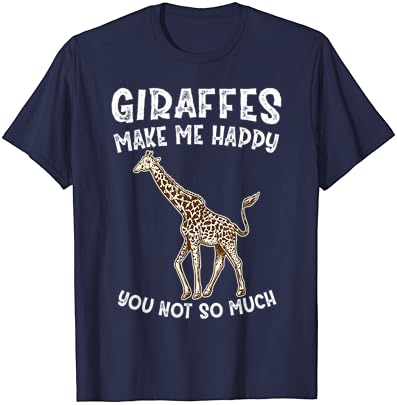 Girafas me deixam feliz por você não ter tanta camiseta