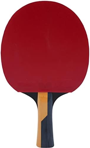 Butterfly Timo Boll Tenis de tênis de mesa de carbono Bat, vermelho/preto/amarelo, 24,13 x 15,24 x 1,27