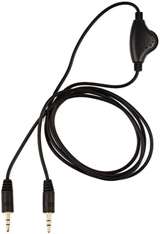 Reytid Talkback Chat Cable w/vol controle compatível com Turtle Beach & Astro Gaming Headsets Compatível com Xbox One, PlayStation 4, Xbox 360-2,5mm a 2,5mm