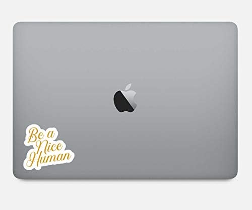 Seja um bom adesivo humano citações inspiradoras adesivos - 2 pacote - adesivos para laptop - decalque de vinil de 2,5 - laptop, telefone, tablet adesivo de decalque de vinil S9347