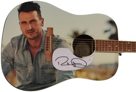 Russell Dickerson assinou o autógrafo em tamanho real personalizado de um tipo Gibson Epiphone Guitar