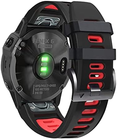 TTUCFA Substituição Smart Watch Band tapas para Garmin Fenix ​​7 7x 6 6x 5x 5 3HR Forerunner935 945 Pulseira de silicone de liberação rápida Correa