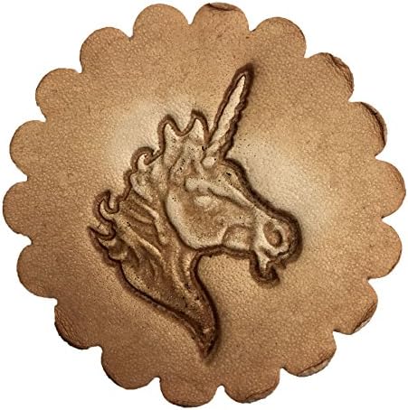 Carimbo de couro 3D Unicorn 8339-00