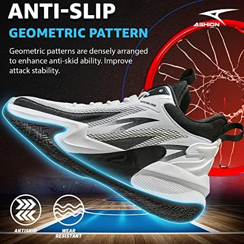 Sapatos de basquete de Ashion Mens não deslizam tênis de basquete profissional sapatos esportivos para