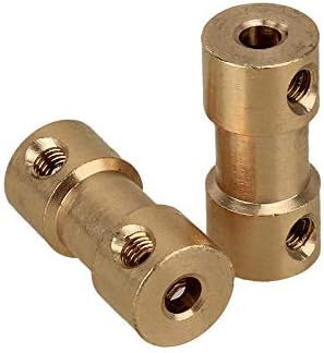 Acoplador de metal de capa de suofeilaimu-telefone 2mm/2,3mm/3mm/3,17mm/4mm/5mm/6/6,35 mm Brass Brass Rigid Coupling