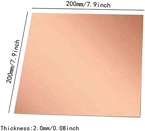 Placa de latão de Sogudio Folha de cobre de cobre pura folha de cobre roxo de cobre de vários tamanhos