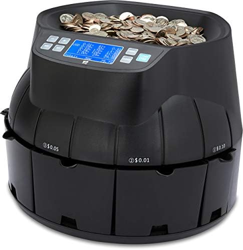 ZZAP CS40 Counter, classificador e rolo - Máquina de moeda de dinheiro em dinheiro