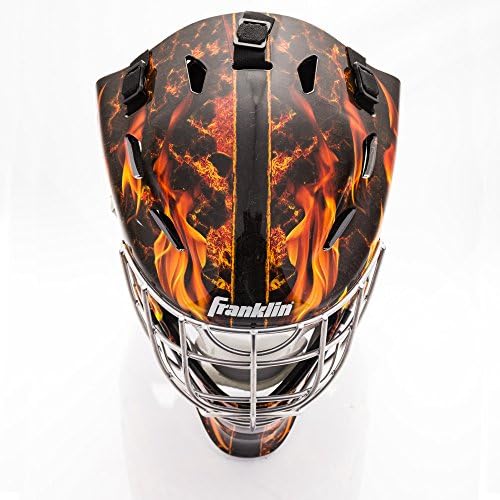 Franklin Sports Sports Youth Hockey Goalie Masks - Máscara de goleiro de hóquei para crianças - GFM1500 - Perfeito para hóquei de rua e interno