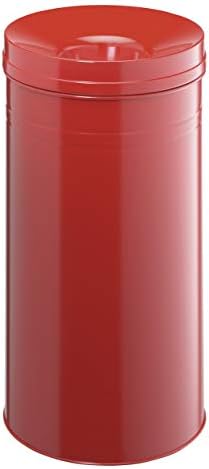 Bin Durável de 62 litros de resíduos redondos seguros - vermelho