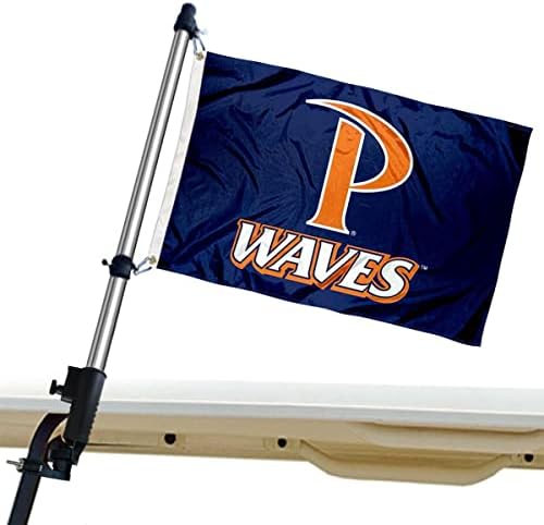 Ondas de pimenta ondas de barco e mini bandeira e suporte de suporte do poste de bandeira Conjunto
