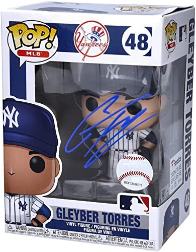 Gleyber Torres New York Yankees autografou a Funko Pop! Figure - Edição Limitada de 100 - Figuras de MLB
