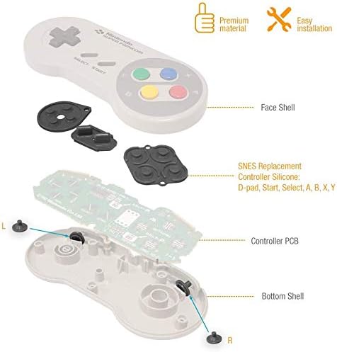 Para Nintendo SNES SNES Controller Condutor Pads