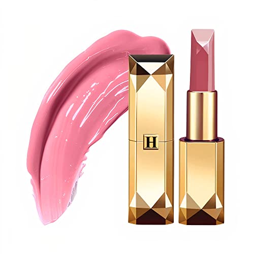 H Henlics Matte Mist Lipstick com longa duração, 0,14 onça, tia