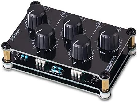 Little Bear Mc5 Mini portátil estéreo portátil 4 canais Mixer de áudio Passivo Live Studio Console Gravação de baixo ruído