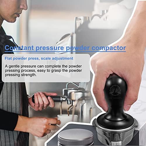 Violagem de café de 53 mm, 30 libras Springs Tamping Strength Coffee Compactor constante com mola calibrada