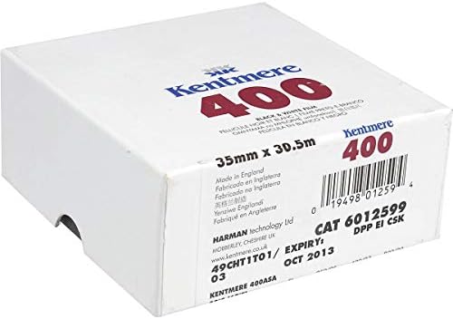 Kentmere 400 Filme negativo em preto e branco, 35mm, 100 'roll, 6012599
