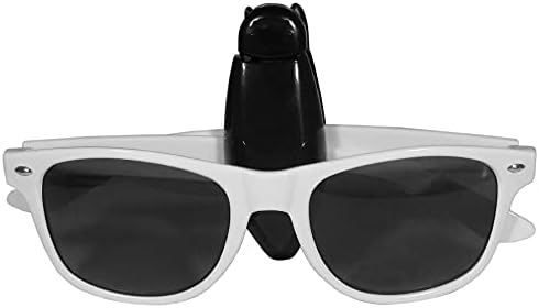 Siskiyou Sports NFL Miami Dolphins Visor Clip para óculos de sol, preto, tamanho único