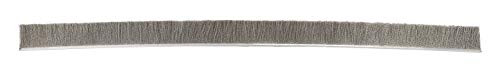 Tanis Brush MB704212 Pincel de tira de metal com serviço leve de 5/16 de aço inoxidável e cerdas, comprimento total de 1 ', comprimento de acabamento de 2