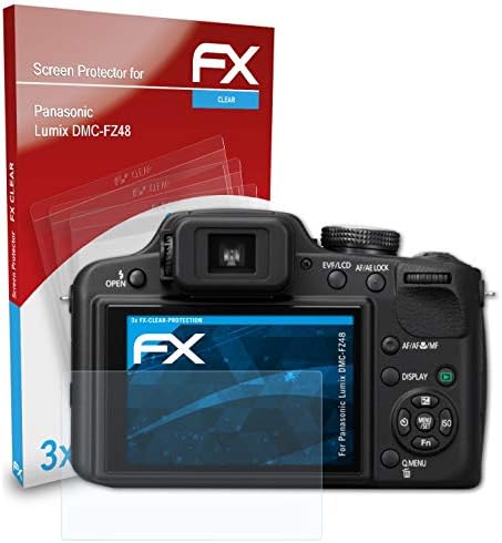 AtFolix Screen Protection Film Compatível com Panasonic Lumix DMC-FZ48 Protetor de tela, filme de proteção Ultra-Clear FX