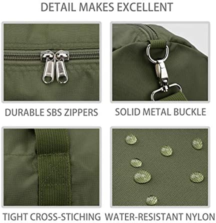 Vorspack Duffel Bag 20-24-28 polegadas Bolsa de ginástica dobrável para homens Mulheres Duffle Bag