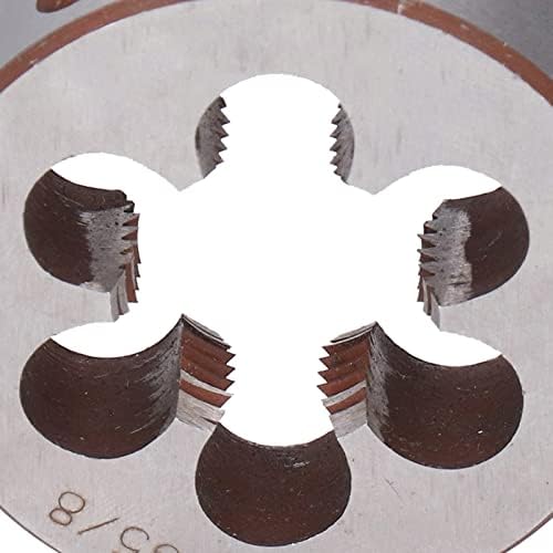 G5/8in Métrico de rosqueamento redondo de liga de liga de aço cilíndrico Ferramenta de rosqueamento