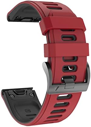 GXFCUK Silicone WatchBand para Garmin Fenix ​​Fenix ​​7x Fenix ​​7 Watch Quick Release Fase Fit Wrist Band 26 22mm Strap