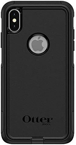 OtterBox iPhone XS Max Commuter Series Case - Black, Slim & Tough, Frenda de bolso, com proteção contra a porta
