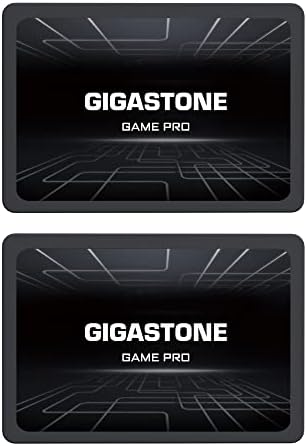 Gigastone Game Pro 2-Pack 512GB SSD SATA III 6GB/S. 3d NAND 2,5 Drive de estado sólido interno, leia