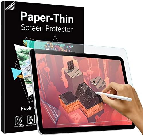 Protetor de tela do Timovo Feel Paper para iPad Air 5th/4th Generation/iPad Pro 11 Modelo All, protetor de tela anti-brilho fosco para iPad Air 5/iPad Pro 11