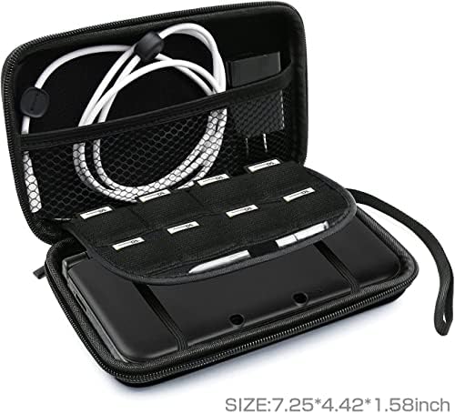 Caixa de transporte de beady para a Nintendo New3DS XL, New3DS LL, 3DS XL, 3DS LL Case de armazenamento