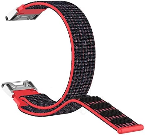 Dfamin Liberação rápida Nylon Watchband Strap for Garmin Fenix ​​7x 7 6x 6 Pro Fenix ​​5x 5 3 3HR 935 945 Smart