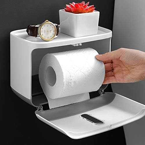 Gretd Toolet Paper Suport de parede de papel toalha de papel, caixa de toalhas de papel, toalha de papel de cozinha, utensílios de vaso sanitário e banheiro
