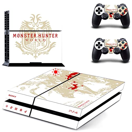 Game Monster Astella Armis Hunter PS4 ou Ps5 Skin Skin para PlayStation 4 ou 5 Console e 2 controladores Decals Vinil V14887