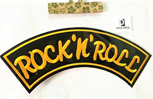 Patch Portal Rock n Roll Band Large 13 polegadas Músicas de heavy metal Punk Logo