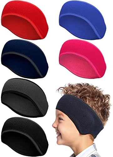 12 PCs Kids Ear mais quente e quente Bandas de lã de inverno Bandas de cabeça esticadas quentes
