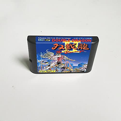 Lksya Double Dragon II - The Revenge - Cartão de jogo MD de 16 bits para Sega Megadrive Gênesis Video Game