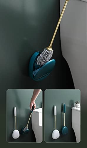 Escova de vaso sanitário de golfe, escova de limpeza profunda com escova de limpeza de alça longa não deslizante para limpeza de banheiro da cabeça de limpeza para limpar o canto do vaso sanitário facilmente