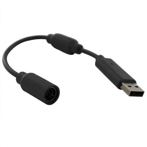 Eforbuddy USB Breakaway Cable Tord Adapter para controlador de jogo com fio para Xbox 360